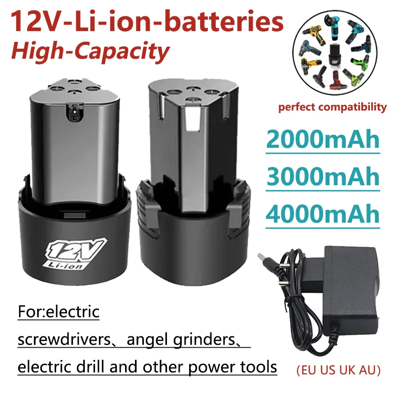 Power Tools Uk - Аккумулятор литий-ионный 12В для электроотвертки, электродрели,