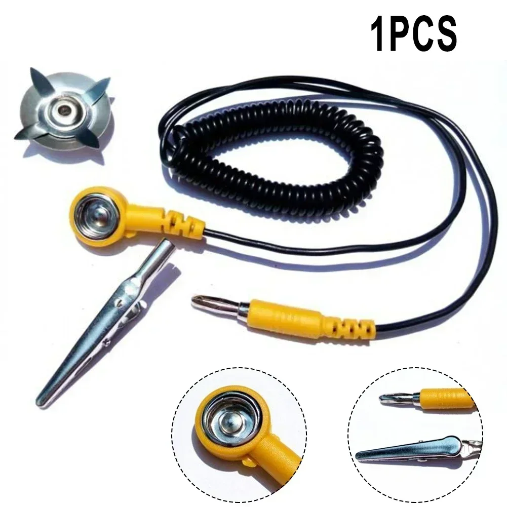 Power Tools Yellow And Black - 1 шт., заземляющий провод ESD, антистатический