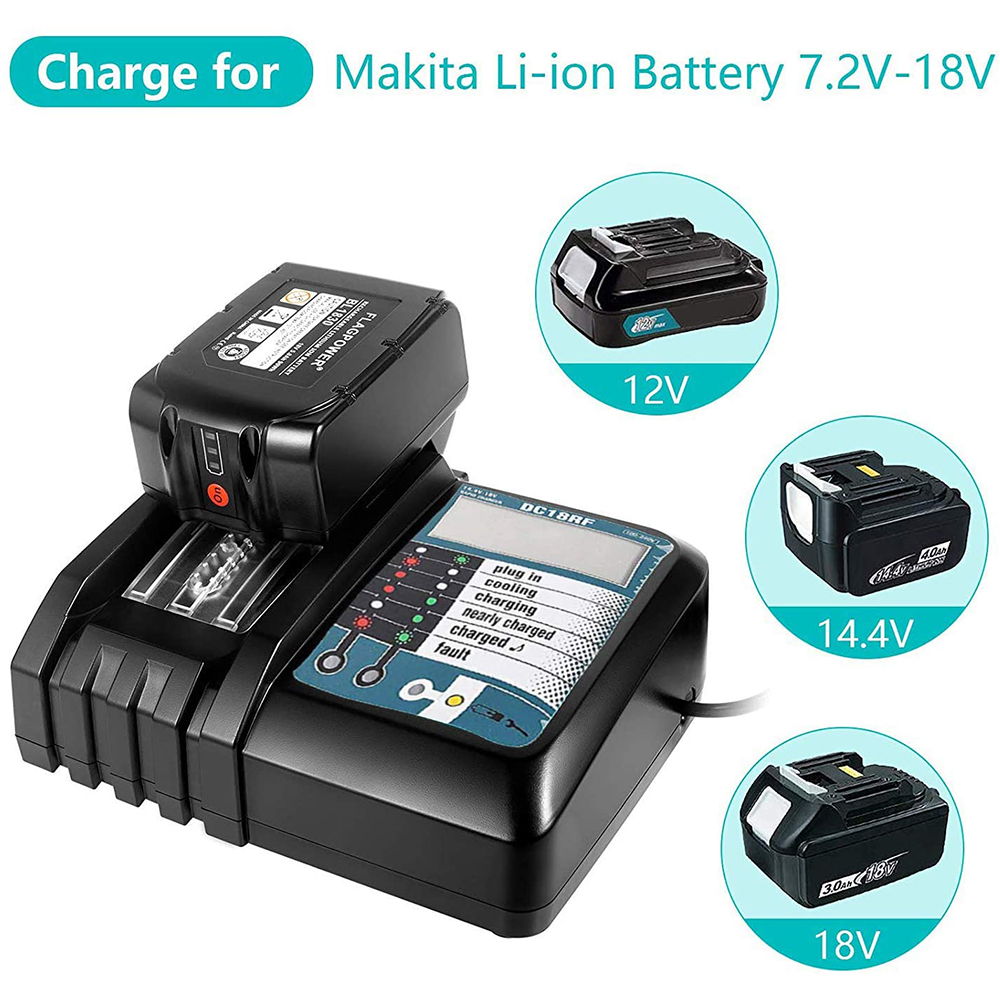 Power Tools Uk - Зарядное устройство для литий-ионных аккумуляторов Makita,