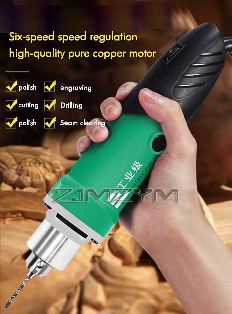 Power Tools Uk - 6-позиционный мощный гравер с переменной скоростью,