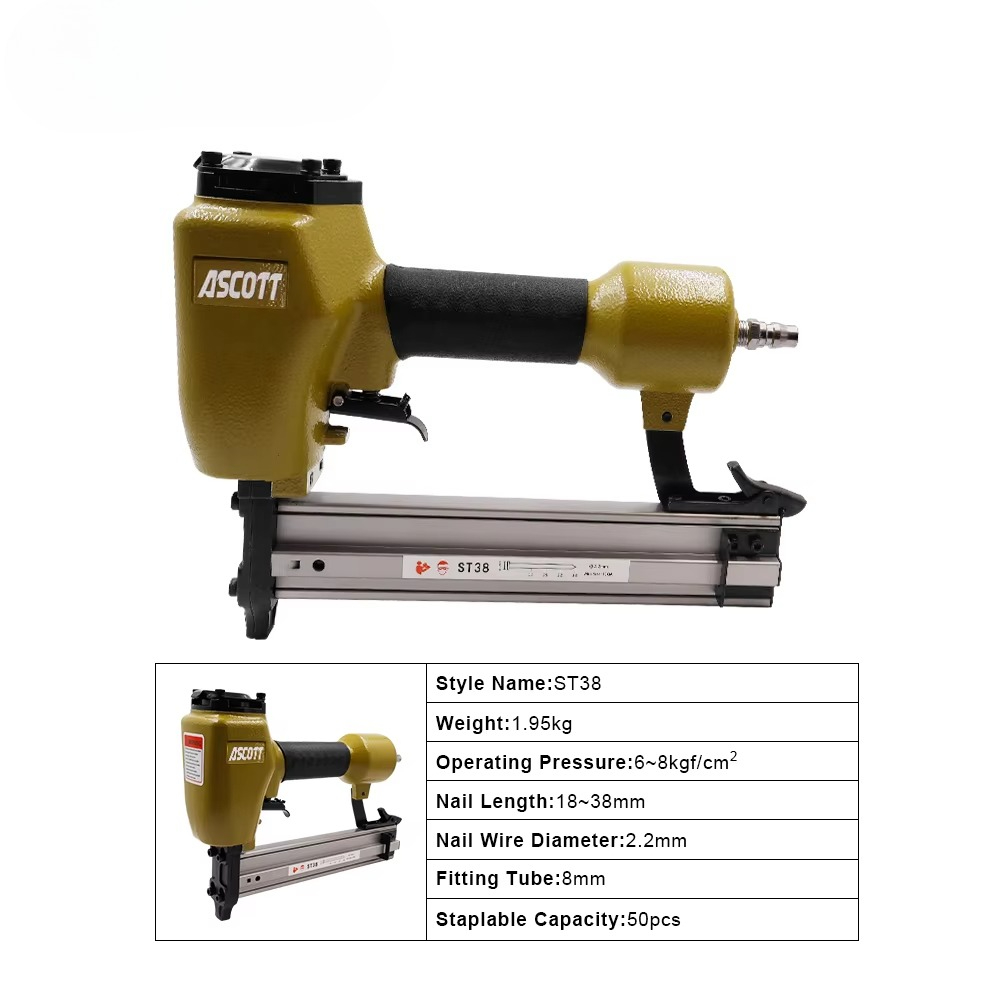 Nail Gun Brad - ST38 14GA тяжелый пневматический гвоздезабивной станок