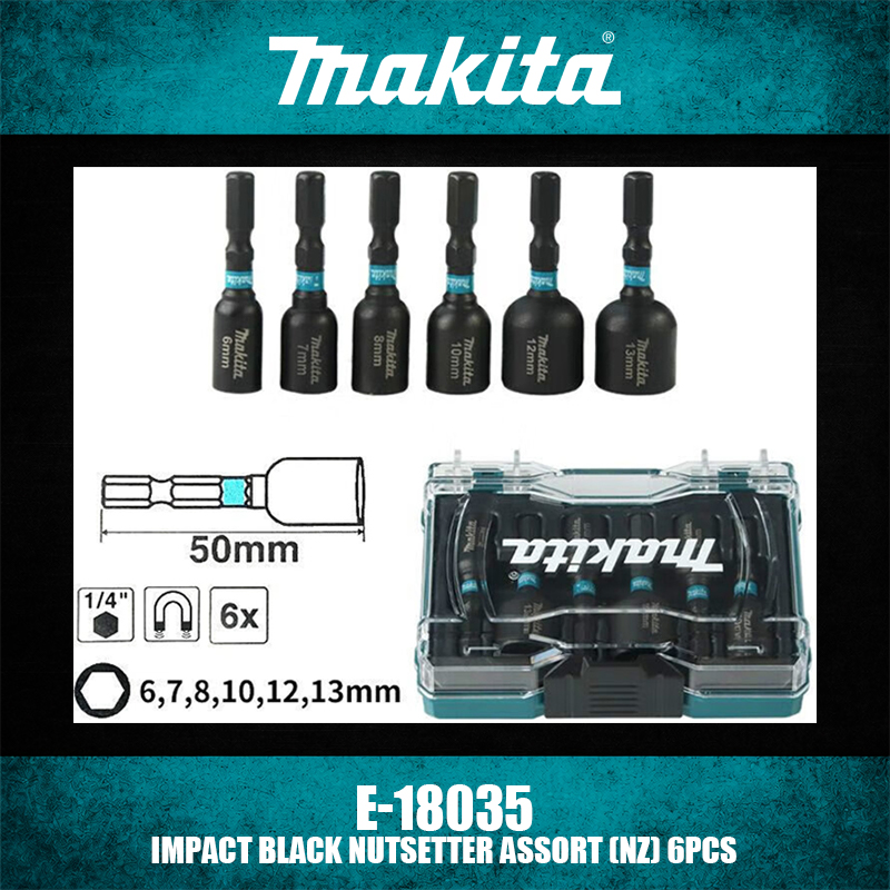 Power Tools Nz - Набор насадок для гайковерта Makita E-18035