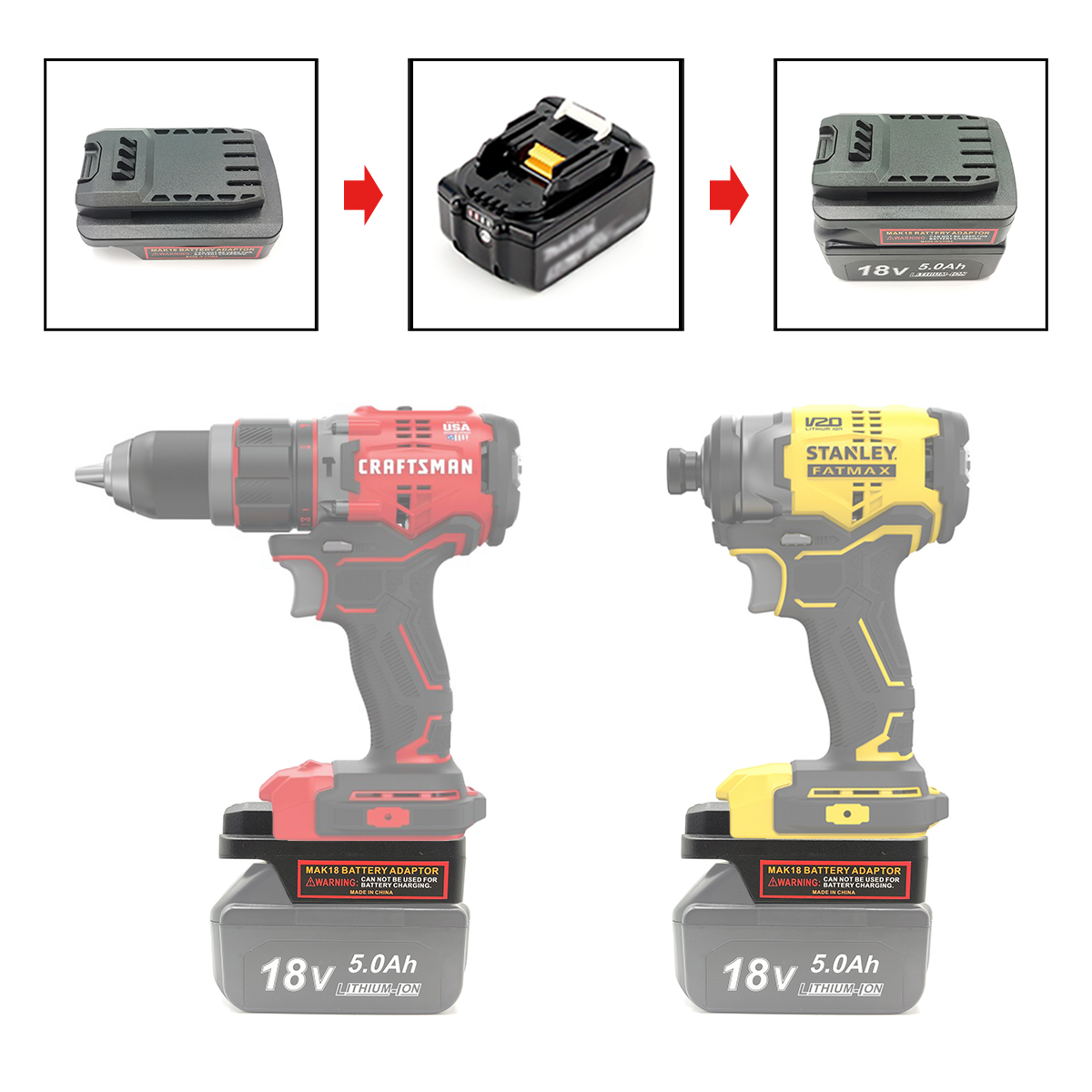 Адаптер-переходник для литий-и – обзор и цена Power Tools Stanley