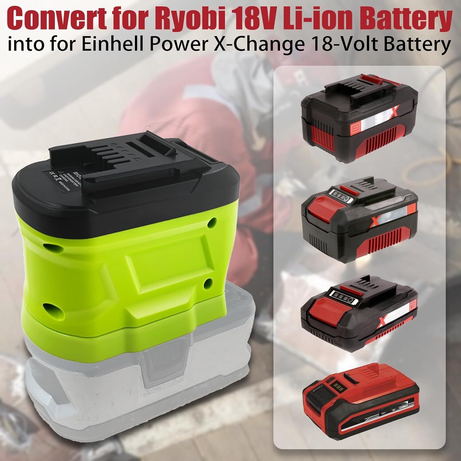 Адаптер для аккумулятора Ryobi – обзор и цена Power Tools Ryobi