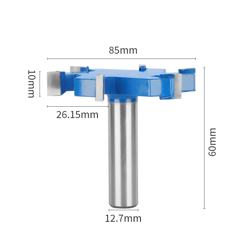 Фрезы PTA Z6 T типа, шесть лез – обзор и цена Router Trim Base