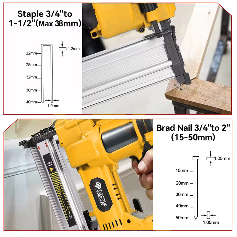 Бесщеточный электрический пист – обзор и цена Nail Gun Brad